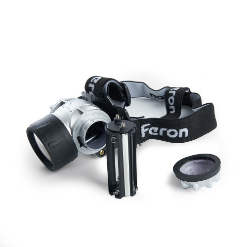 Фонарь налобный FERON TH2304 на батарейках 3*AAA, 3W 14LEDs IP44 пластик Фонарь налобный FERON TH2304 на батарейках 3*AAA, 3W 14LEDs IP44 пластик