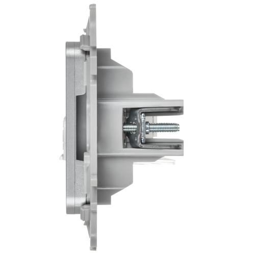FLITE Розетка компьютерная RJ45 категория 6 UTP РК6-1-0-ФлА алюминий IEK