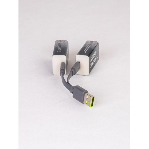 Аккумулятор крона Li-ion 9В 650мАч (уп.2шт) КОСМОС KOCLi9V650mAh2B