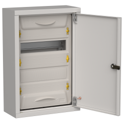 TITAN 5 Корпус металлический ЩРн-24 (1х24) 460х310х140мм IP31 серый (одна дверь) IEK