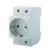 Розетка на DIN-рейку STEKKER PST16-70-20 2P+PE 16А, серый Розетка на DIN-рейку STEKKER PST16-70-20 2P+PE 16А, серый