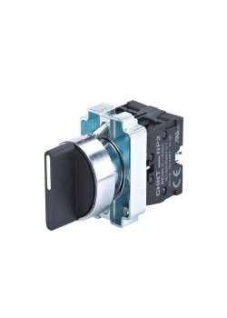 Переключатель NP2-BD55 3 положения возвратом 1НО+1НЗ IP40 (R) CHINT 574659