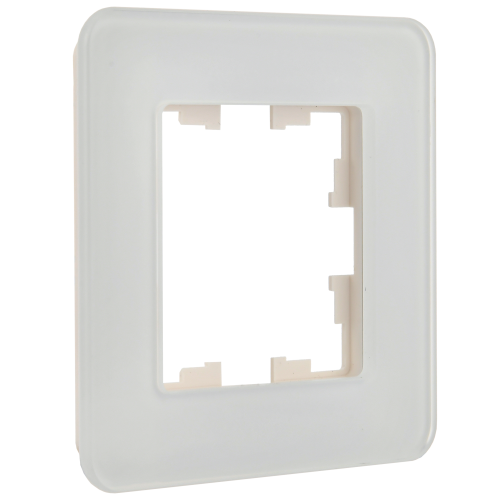 BRITE Рамка 1-местная РУ-1-2-Бр стекло белый RE IEK BRITE Рамка 1-местная РУ-1-2-Бр стекло белый RE IEK