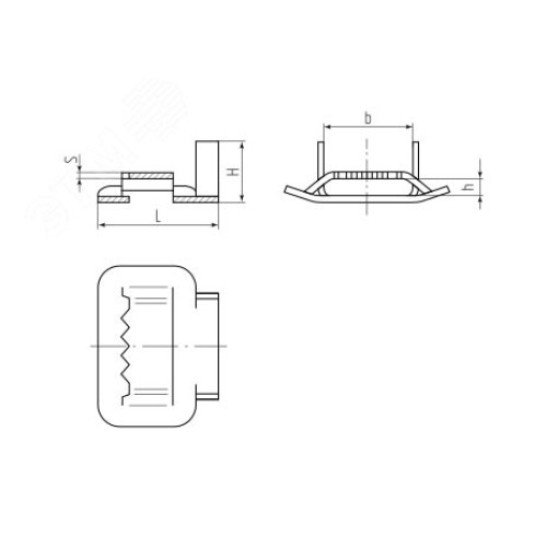 Бугель БМ (304)-20 (100шт) Fortisflex Бугель БМ (304)-20 (100шт) Fortisflex