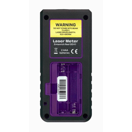 Рулетка лазерная Reel PLUS GD40 фиолет. Ermenrich 84643 Рулетка лазерная Reel PLUS GD40 фиолет. Ermenrich 84643