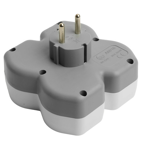 Разветвитель сетевой на 3 выхода с/з, STEKKER, 250В, 16А, USB A+Type C, 2,4А, PD, белый/серый ADP16-17-20 Разветвитель сетевой на 3 выхода с/з, STEKKER, 250В, 16А, USB A+Type C, 2,4А, PD, белый/серый ADP16-17-20