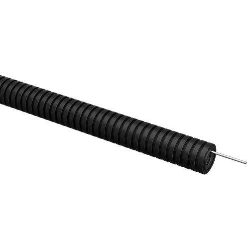 ELASTA Труба гофрированная ПВХ легкая d=20мм с зондом черная (100м) IEK