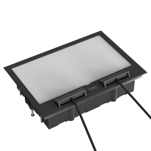 MultiDesk Люк на 16 модулей IP40 для фальшпола с монтажной коробкой, тип MDK10 MultiDesk Люк на 16 модулей IP40 для фальшпола с монтажной коробкой, тип MDK10