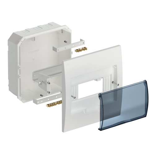 KREPTA 3 Корпус пластиковый ЩРВ-П-8 IP41 белый IEK KREPTA 3 Корпус пластиковый ЩРВ-П-8 IP41 белый IEK