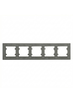Рамка 5-м Karea LINE дым. Makel 86050705