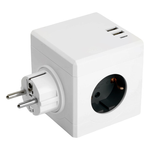 Разветвитель сетевой 3-местный с/з STEKKER ADP16-33-21, 250V, 16A, ABS пластик, белый Разветвитель сетевой 3-местный с/з STEKKER ADP16-33-21, 250V, 16A, ABS пластик, белый