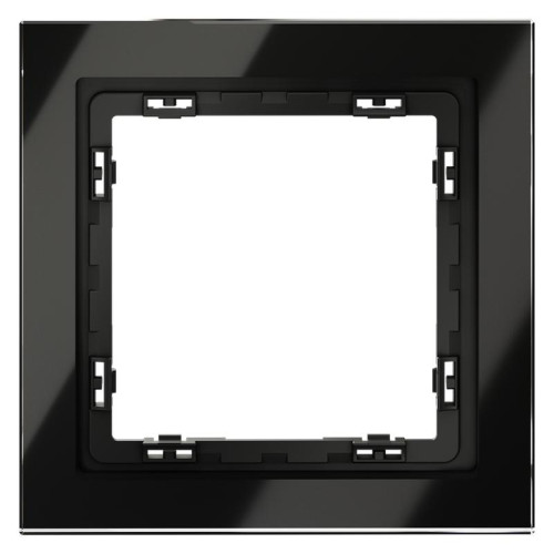 Рамка 1-м S70 стеклян. черн. Voltum VLS110108 Рамка 1-м S70 стеклян. черн. Voltum VLS110108