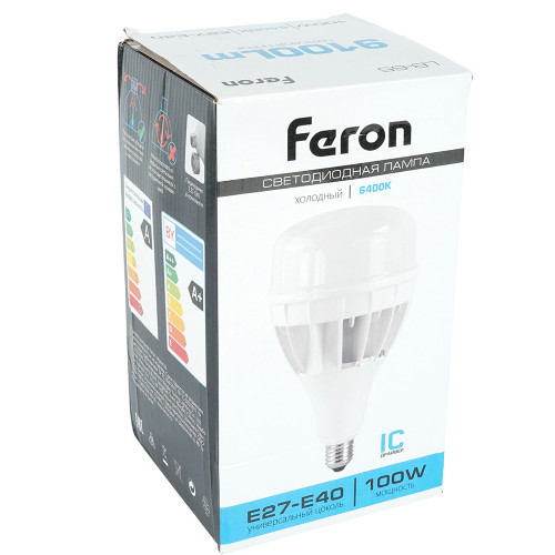 Лампа светодиодная Feron LB-65 E27-E40 100W 175-265V 4000K