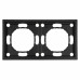 Рамка STEKKER, PFR00-5002-05 2-местная, серия Эмили, черный уголь, soft touch Рамка STEKKER, PFR00-5002-05 2-местная, серия Эмили, черный уголь, soft touch