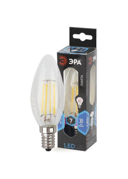 Лампа светодиодная филаментная F-LED B35-7w-840-E14 Эра Б0027943