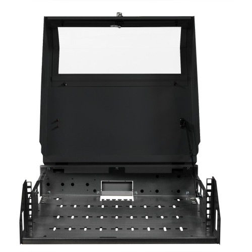 Шкаф коммутационный NTSS (NTSS-SOHO5U-BL) настенный 5U 520x140мм пер.дв.стекл несъемн.бок.пан. 80кг черный 11кг 480мм IP20 металл