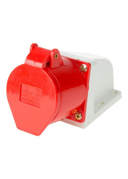Розетка 125 стационарная 3Р+РЕ+N 32А 380В IP44 Rexant 11-8914