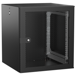 ITK UNITBOX W Шкаф настенный 12U 600х600мм дверь перфорированная черный