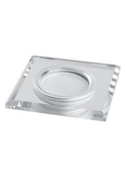 Светильник встраиваемый с белой LED подсветкой Feron CD8150 потолочный MR16 G5.3 белый