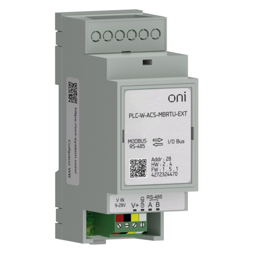 ПЛК W. Преобразователь интерфейсов Modbus RTU для удаленного подключения ONI
