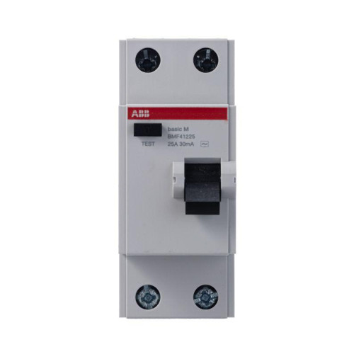 Выключатель диф. тока 2п 25А 30мА тип AC Basic M BMF41225 ABB 2CSF602041R1250