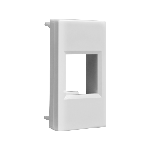 W45 Плата лицевая для 1xKeystone, 1 модуль (45х22.5 мм) БЕЛАЯ W45 Плата лицевая для 1xKeystone, 1 модуль (45х22.5 мм) БЕЛАЯ