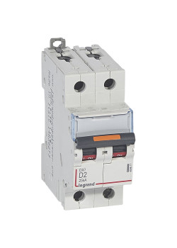 Авт.выкл.DX3 2П D2A 25кА LEGRAND