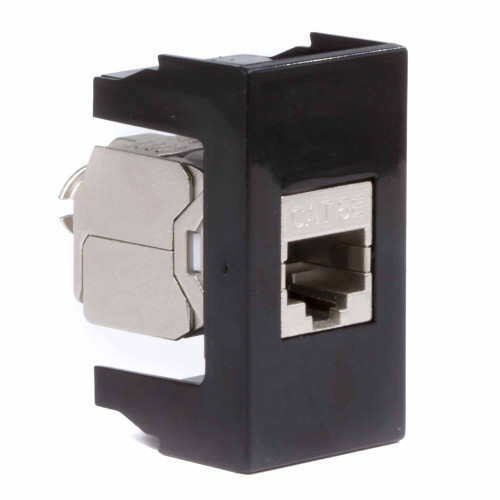 Розетка RJ-45 кат5E,экр, ЭУИ Вива (Viva),1 мод.,черн Розетка RJ-45 кат5E,экр, ЭУИ Вива (Viva),1 мод.,черн