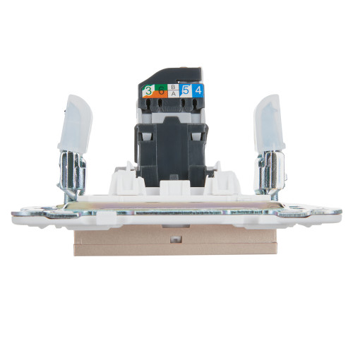 SKANDY Розетка компьютерная RJ45 кат.5E SK-K01Sa песочный IEK SKANDY Розетка компьютерная RJ45 кат.5E SK-K01Sa песочный IEK