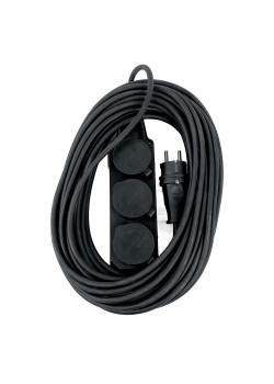 PRF03-31-3-30 Удлинитель 3-местный с/з КГ 3*1,5мм2, IP44, 30м, 16A, серия Professional