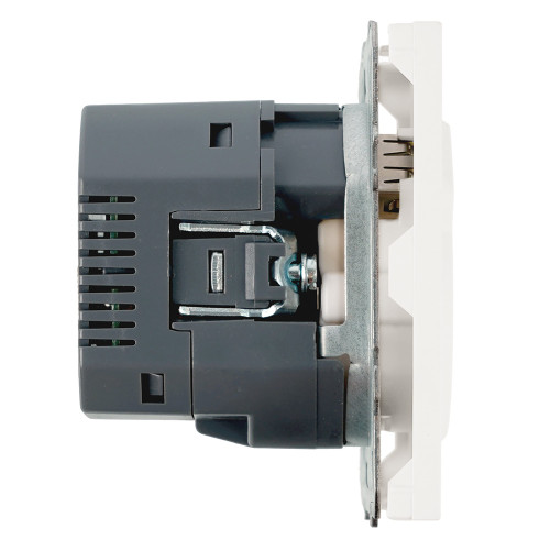 Розетка 1-местная з/ш с/з 16А + USB + Type C (механизм), Stekker, 250В, 20W, серия Эмили, белый фарфор, soft-touch, RST16-5119-01 Розетка 1-местная з/ш с/з 16А + USB + Type C (механизм), Stekker, 250В, 20W, серия Эмили, белый фарфор, soft-touch, RST16-5119-01