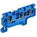 ARMAFIX Клемма пружинная CX4-3 BU 4мм2 трехконтактная синяя IEK ARMAFIX Клемма пружинная CX4-3 BU 4мм2 трехконтактная синяя IEK