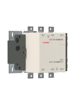 Магнитный контактор DSC150-3C00A230 150А 75кВт (AC3)  кат 220В AC