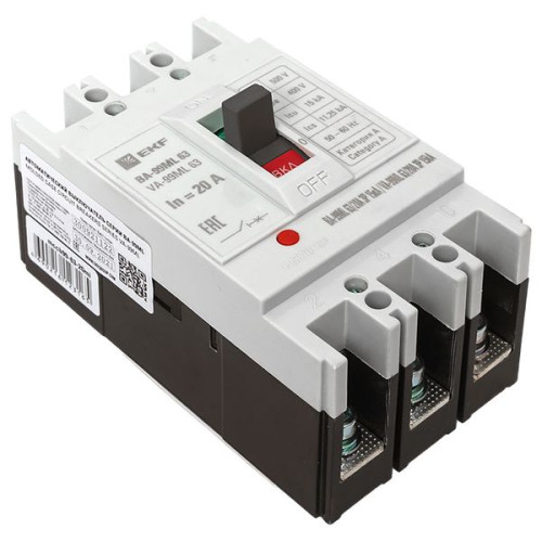 ВА-99МL 63/20А 3P 15кА EKF Basic ВА-99МL 63/20А 3P 15кА EKF Basic