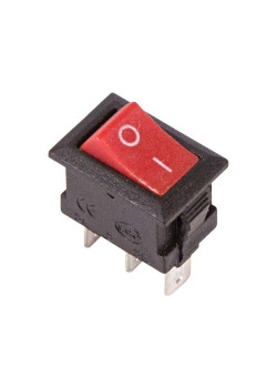 Выключатель клавишный 250В 3А (3с) ON-ON красн. Micro (RWB-102) Rexant 36-2031