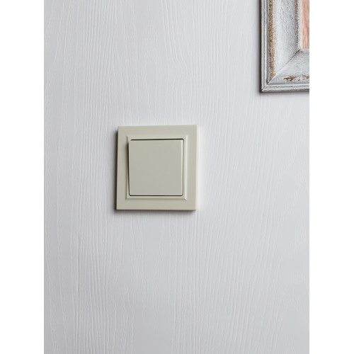 BRITE Выключатель 1-клавишный 10А в сборе ВСР10-1-0-БрКр бежевый IEK BRITE Выключатель 1-клавишный 10А в сборе ВСР10-1-0-БрКр бежевый IEK
