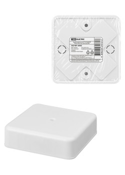 Коробка распаячная КР 75х75х20 ОП белая, IP40, инд. штрихкод TDM