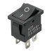 Выключатель клавишный KCD1-201 250В AC/DC, 2P, 6А, (4с), ON-OFF, черный, Mini TDM Выключатель клавишный KCD1-201 250В AC/DC, 2P, 6А, (4с), ON-OFF, черный, Mini TDM
