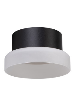 Светильник потолочный Feron HL460 Barrel OPAL 12W, 230V, GX53, черный