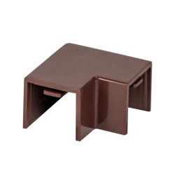 Поворот 90 гр. (16x16) (4 шт) темн. дерево EKF-Plast
