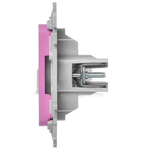 FLITE Розетка 2-местная компьютерная RJ45 категория 5Е UTP РК5е-2-0-ФлПр пурпурный IEK