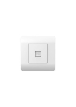 Розетка компьютерная 1-м NEW3-E RJ45 бел. CHINT 431540