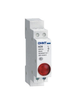 Индикатор ND9-1/r AC/DC 230В (LED) (R) красн. CHINT 594113