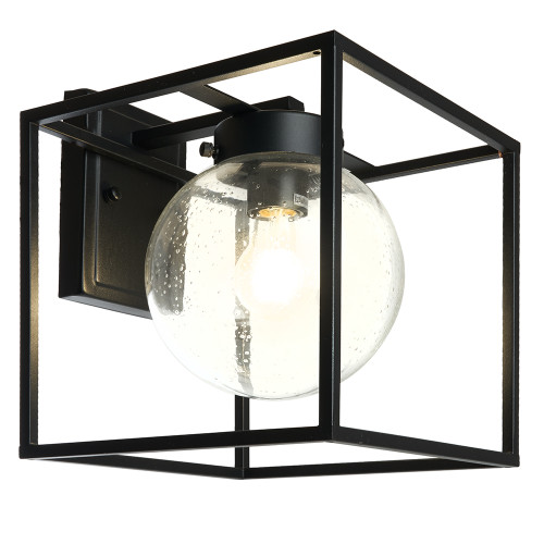 Светильник садово-парковый Feron PL711 на стену вниз  60W E27 230V, черный