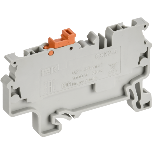 ARMAFIX Клемма пружинная с ножевым размыкателем CXK2.5 IEK