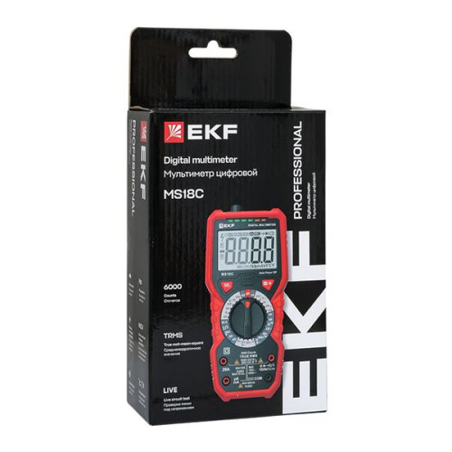 Мультиметр цифровой MS18C EKF Professional Мультиметр цифровой MS18C EKF Professional