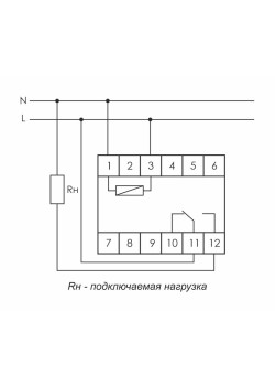 Реле времени PCR-513 8А 230В 1 перекл. IP20 задержка включ. монтаж на DIN-рейке F&F EA02.001.003