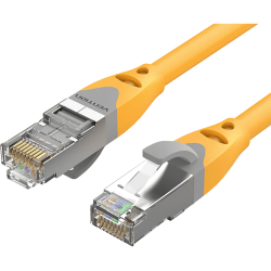 Патч-корд Vention прямой SFTP cat.6A, RJ45 - 1м. Серый