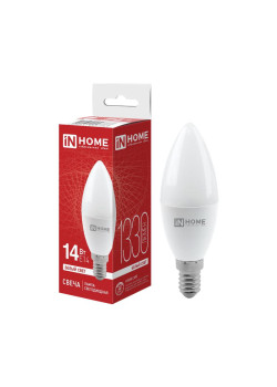 Лампа светодиодная LED-СВЕЧА-VC 14Вт E14 4000К 1330лм IN HOME 4690612047768
