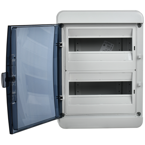 TEKFOR Корпус пластиковый КМПн-24 IP65 черная прозрачная дверь IEK TEKFOR Корпус пластиковый КМПн-24 IP65 черная прозрачная дверь IEK
